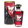 Shunga Huile de massage Chauffante Aphrodisiaque - CERISE Ardente 100 mL 